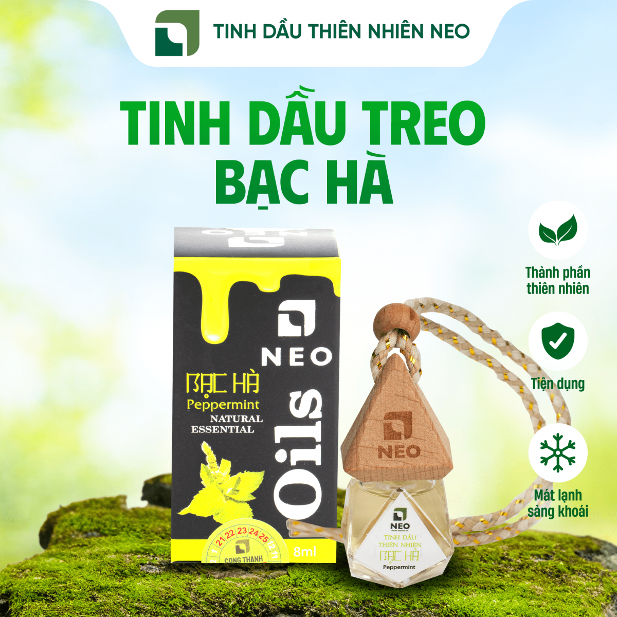 Tinh dầu treo bạc hà NEO