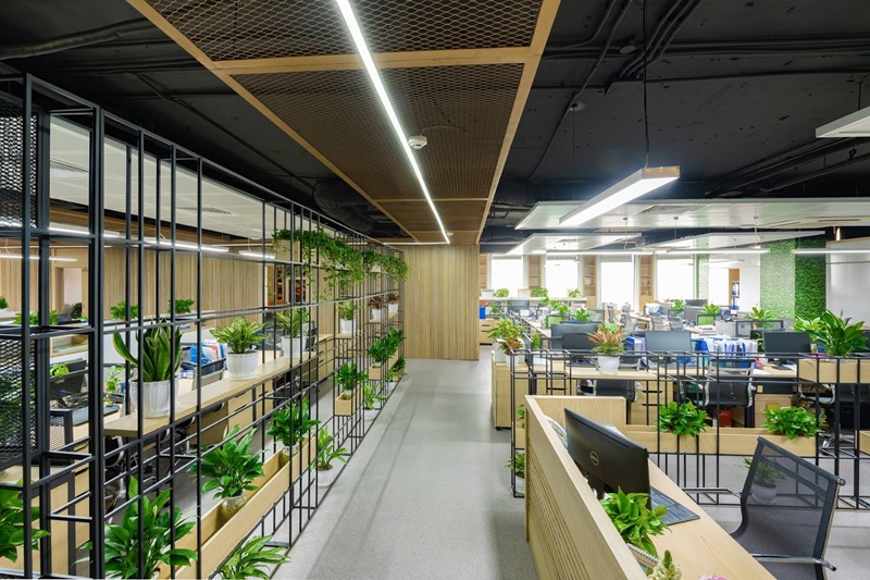 Không gian làm việc theo xu hướng "green office"