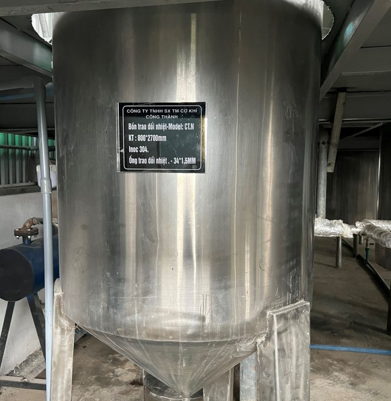 Bồn trao đổi nhiệt tách riêng tinh dầu và nước