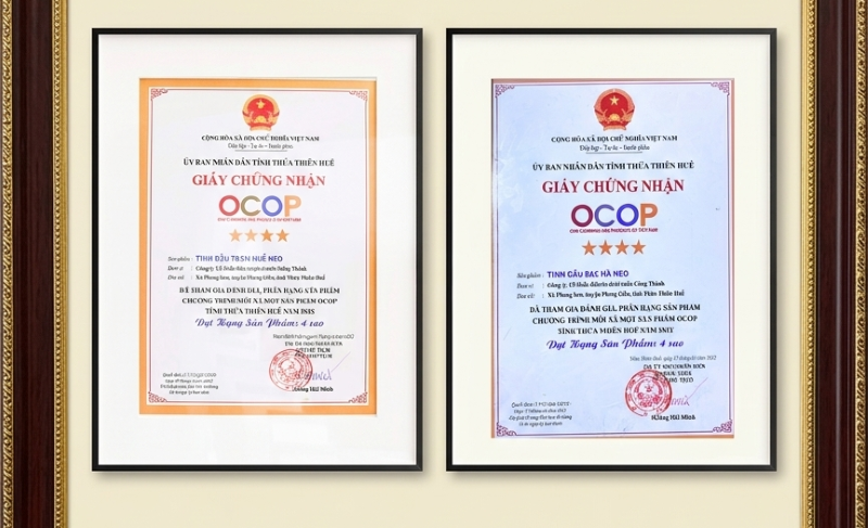Chứng nhận sản phẩm OCOP của Công Thành NEO