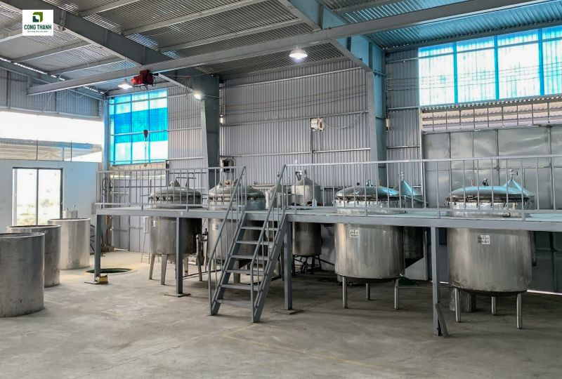 Khu vực chiết xuất tinh dầu Công Thành