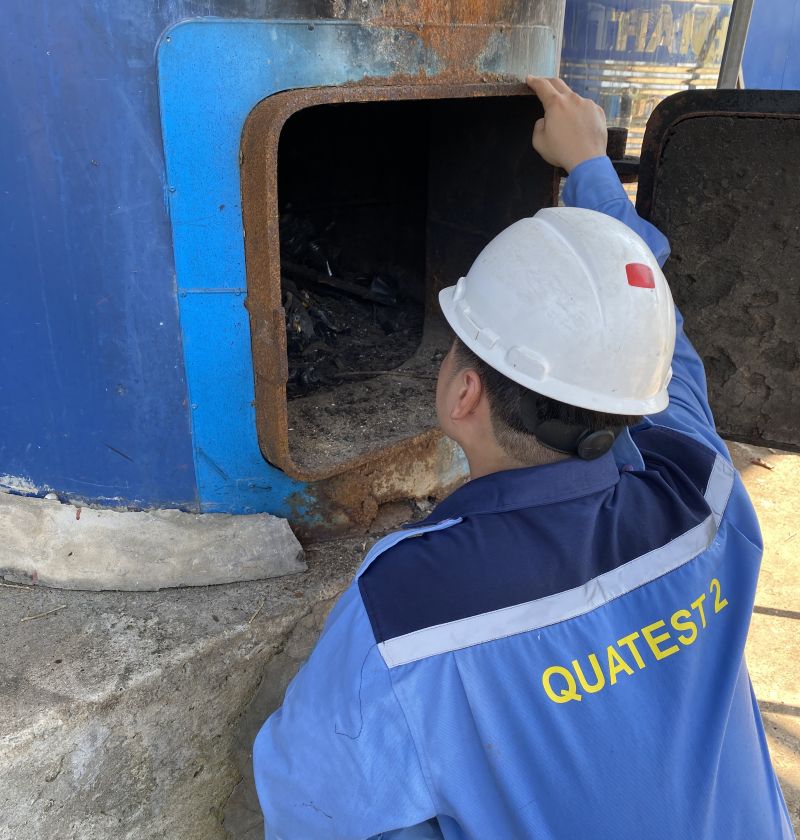 Kiểm tra lò đốt nhiên liệu lấy hơi