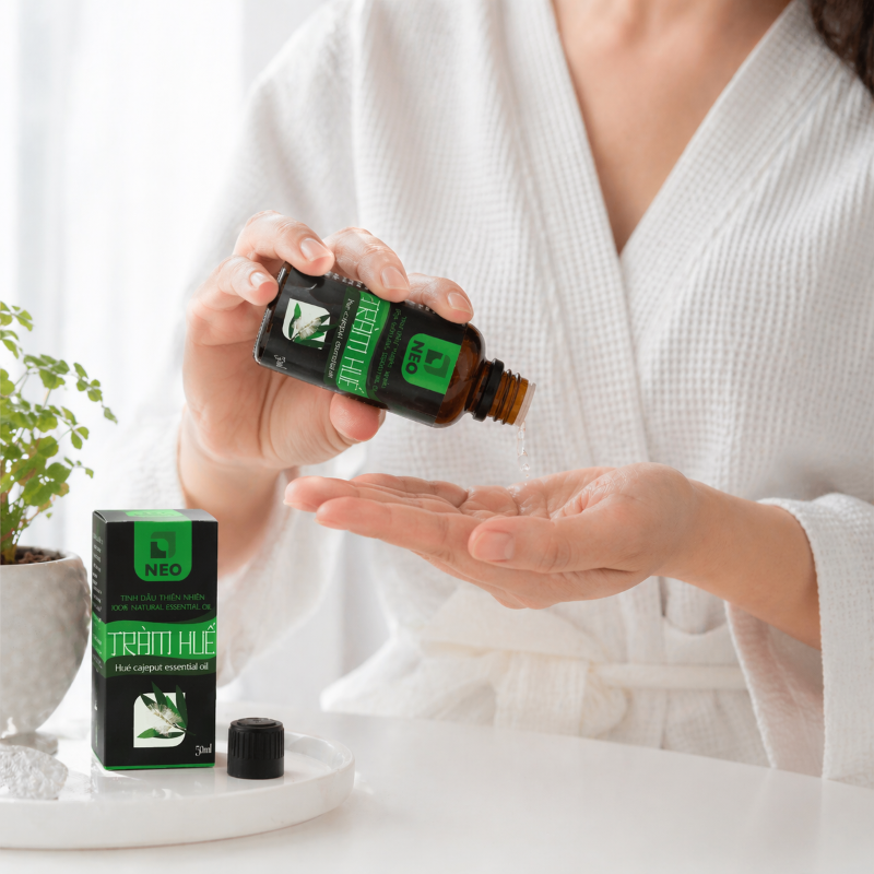 Massage tinh dầu Tràm Huế giúp giữ ấm, phòng cảm lạnh