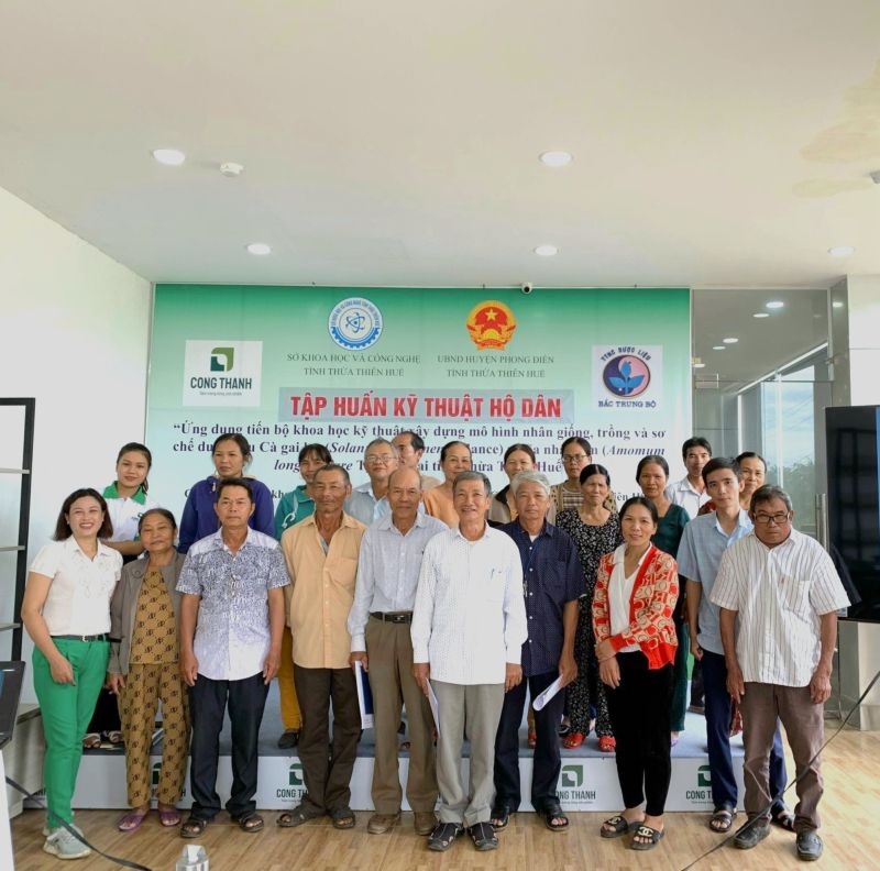 Buổi tập huấn nông dân công tác tại Công Thành NEO