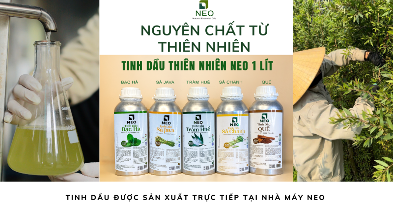 Tinh dầu NEO kiểm soát chất lượng tinh dầu