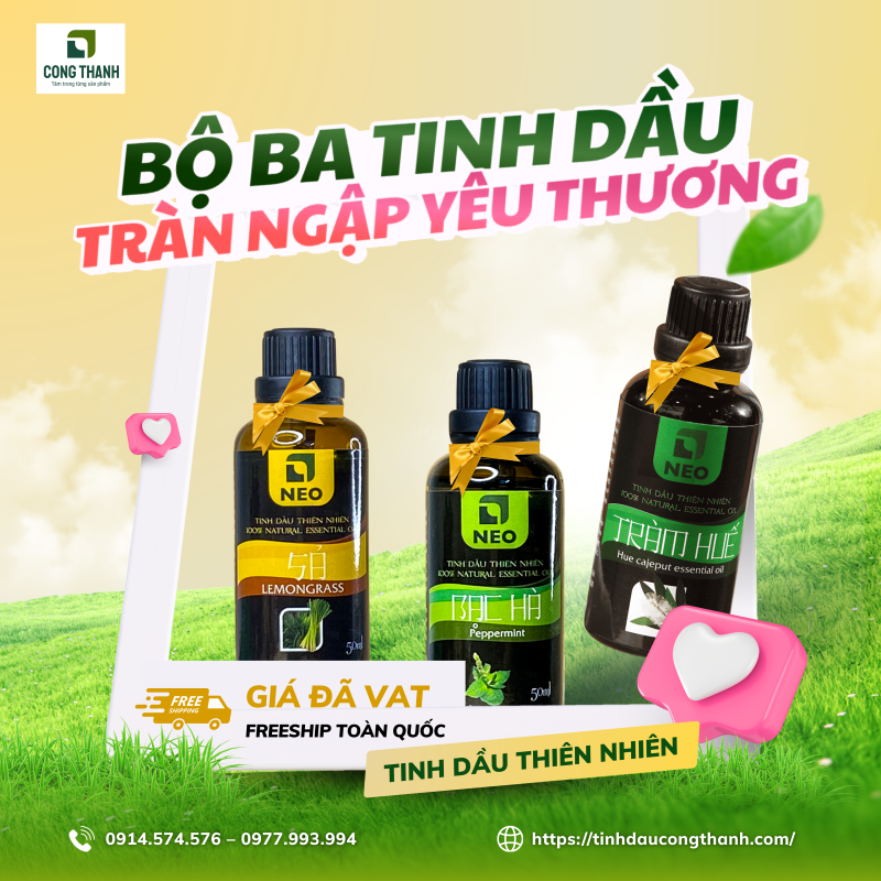 Xu hướng sử dụng tinh dầu thiên nhiên
