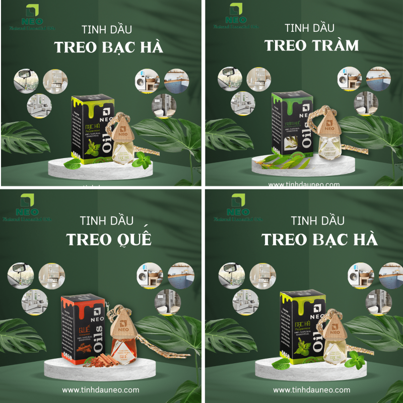Tinh dầu treo xe, tủ quần áo NEO