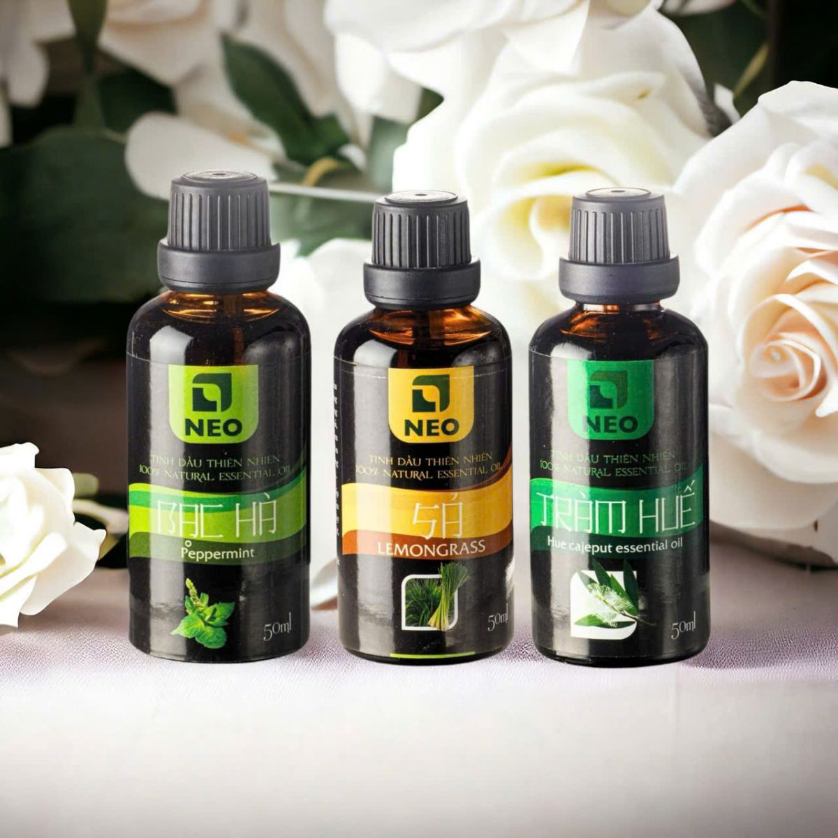 Bộ ba tinh dầu thiên nhiên của Công Thành NEO