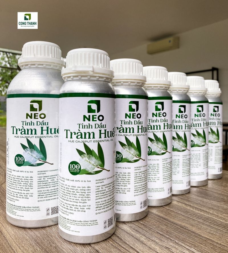 Tinh dầu Tràm Huế nguyên chất dung tích lớn an toàn và tiết kiệm