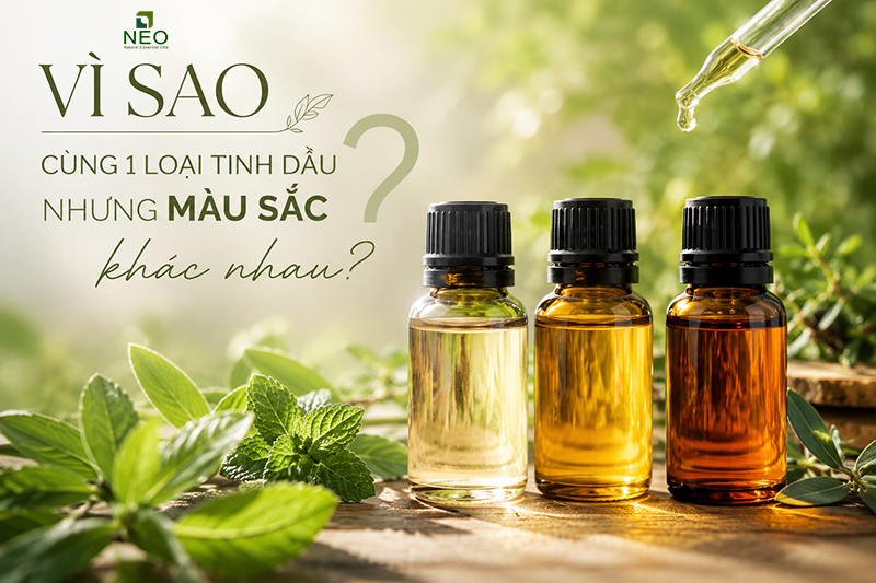Vì sao tinh dầu cùng một thương hiệu lại có màu khác nhau? Có phải hàng kém chất lượng?